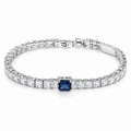Brazalete de Circonitas con Circonita Azul