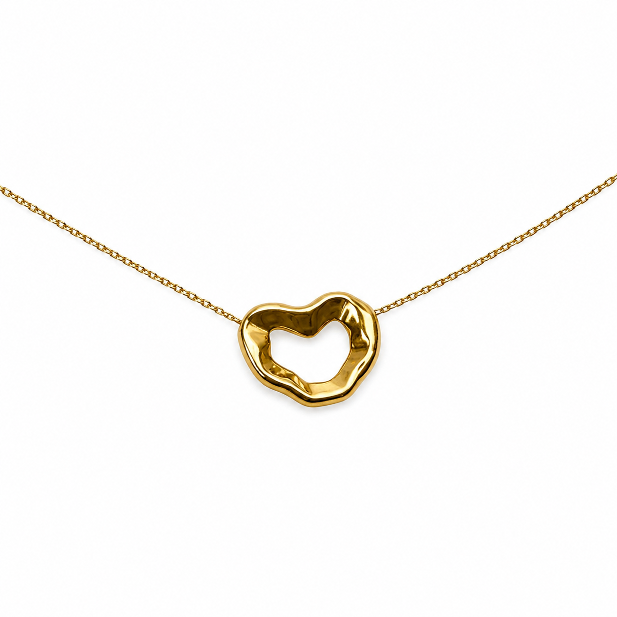Collar de Corazon con Textura