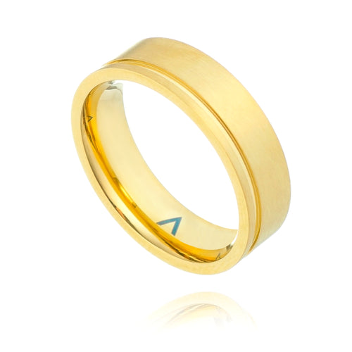 Aliança Basic com Filete