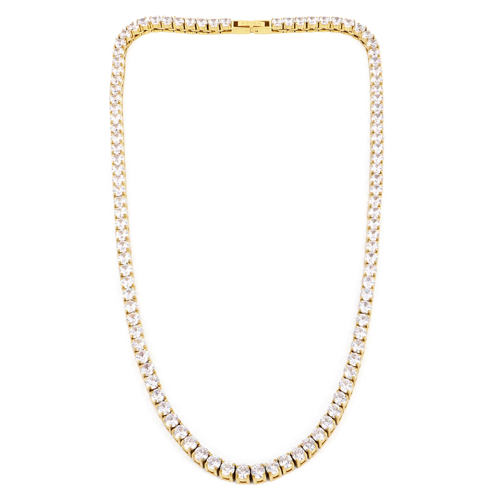 Collar Zirconitas en Acero
